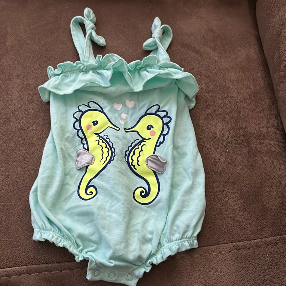 Cat & Jack seahorse Romper
